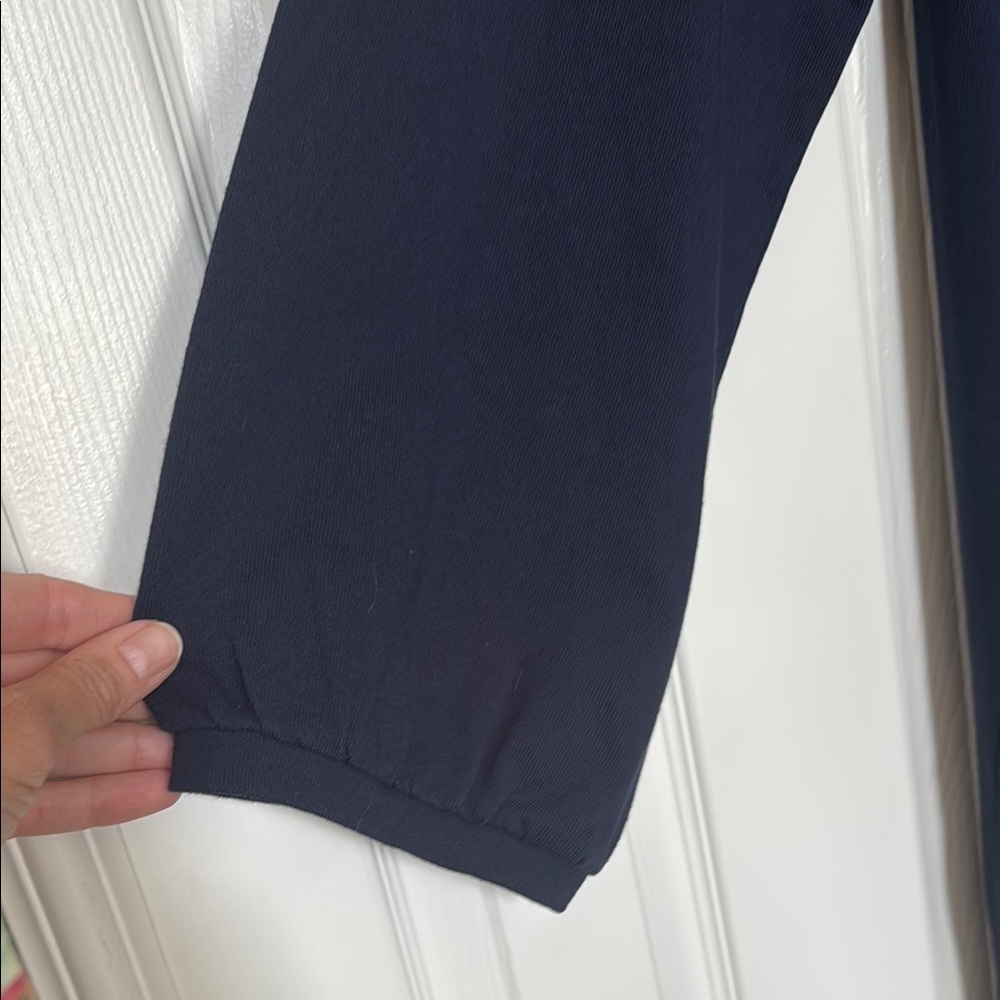 J. Crew Navy Lace-Up Dress - Picture 4 of 7